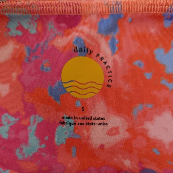 Anthropologie Pink and Purple Abstract Leggings Set - Picture 10 of 12